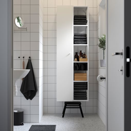 ENHET, high frame with shelves, 30x30x180 cm, 404.489.46