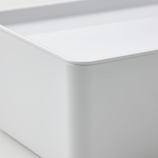 KUGGIS, box with lid, 13x18x8 cm, 404.858.54