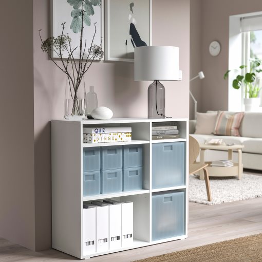 PANSARTAX, storage box with lid, 33x33x33 cm, 405.150.21