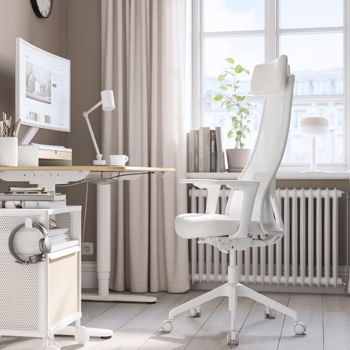 JÄRVFJÄLLET, office chair with armrests, 405.218.52