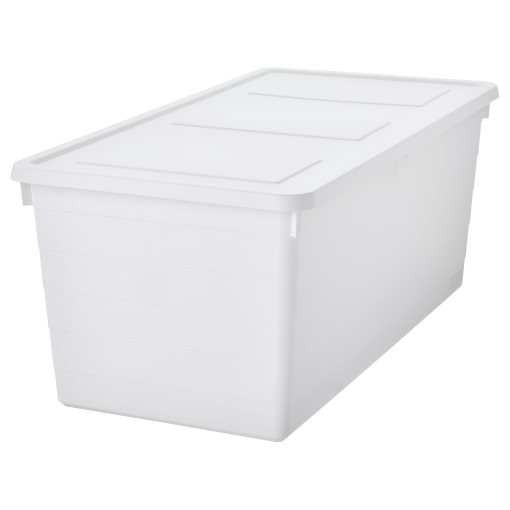 SOCKERBIT, κουτί αποθήκευσης με καπάκι, 38x76x30 cm, 405.220.88