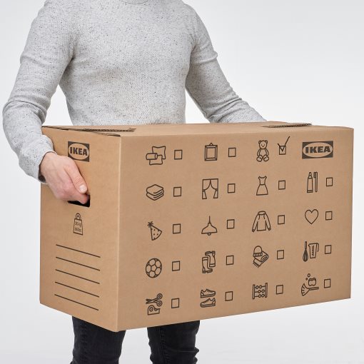 DUNDERGUBBE, moving box, 64x34x40 cm/80 l, 405.345.62