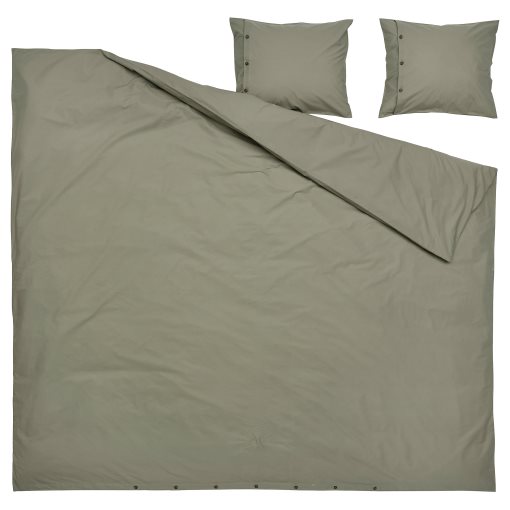 KRÅKRISMOTT, duvet cover and 2 pillowcases, 240x220/50x60 cm, 405.362.88