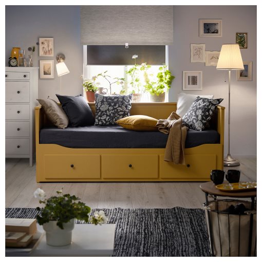 HEMNES, day-bed frame with 3 drawers, 80x200 cm, 405.838.40