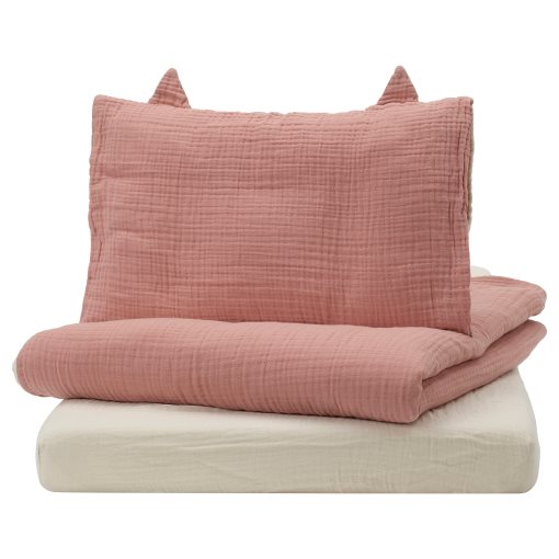 GULDVÄVARE, 3-piece bedlinen set for cot, 70x140 cm, 405.885.88