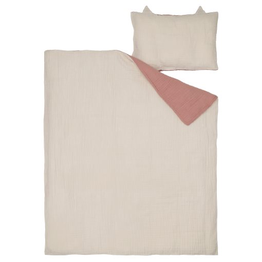 GULDVÄVARE, 3-piece bedlinen set for cot, 70x140 cm, 405.885.88