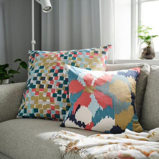 GAFFELFIBBLA, cushion cover, 50x50 cm, 405.926.46