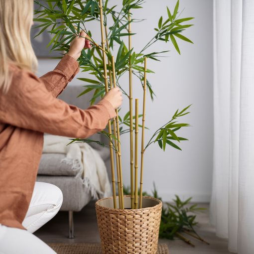 FEJKA, artificial potted plant in/outdoor/bamboo, 21 cm, 406.106.07