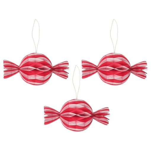 VINTERFINT, διακοσμητικά για το δέντρο καραμέλα, σετ 3 τεμ., 406.115.17