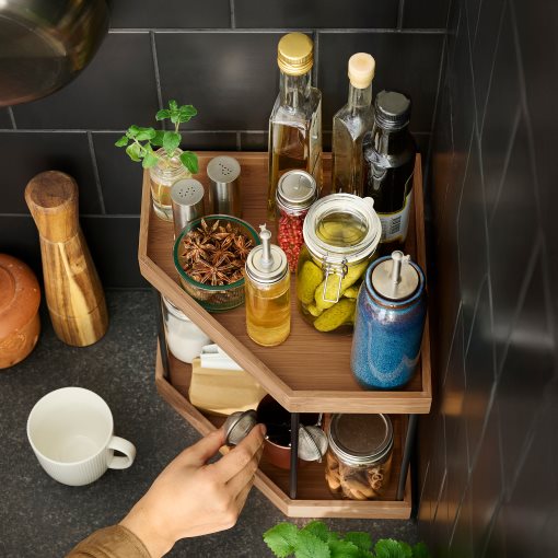 corner shelf for kitchen countertop, 406.185.71