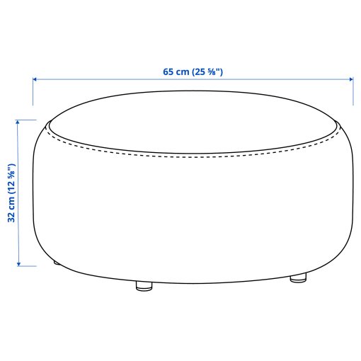 LILLESÄTER, pouffe, 406.190.66