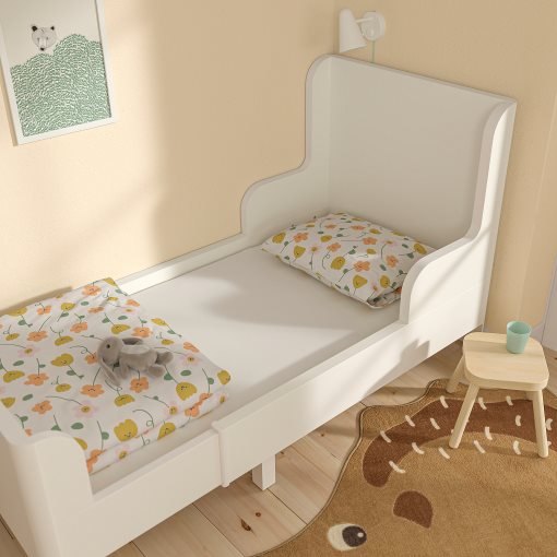 BARNDRÖM, σεντόνι με λάστιχο για επεκτεινόμενο κρεβάτι, 80x165 cm, 406.228.46