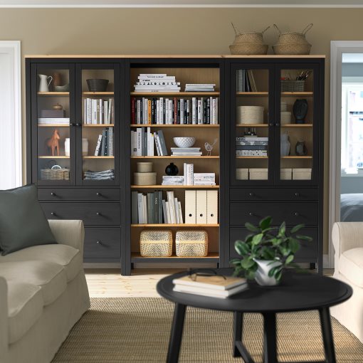 HEMNES, storage combination with doors/drawers, 493.365.67