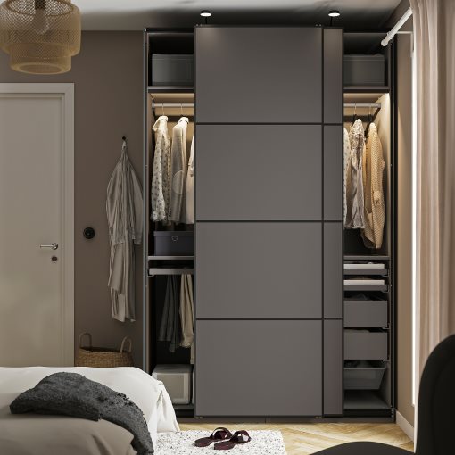 PAX/MEHAMN, wardrobe combination, 150x66x236 cm, 495.230.69