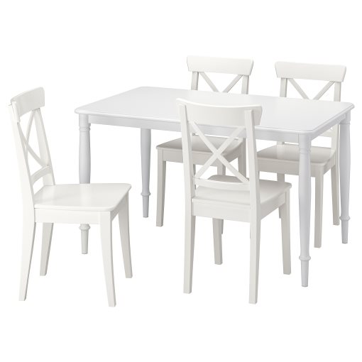 DANDERYD/INGOLF, table and 4 chairs, 130 cm, 495.442.36