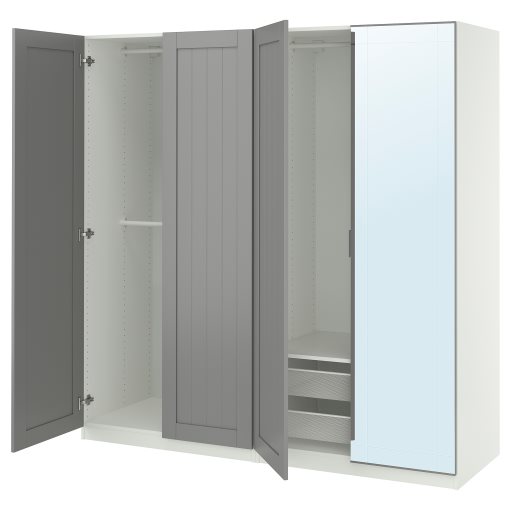 PAX/KAMMAR/GULL, wardrobe combination, 200x60x201 cm, 495.725.78