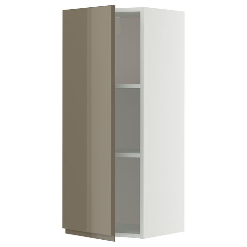 METOD, wall cabinet with shelves, 40x100 cm, 495.773.02