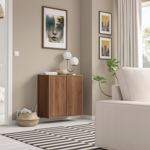 EKET, wall cabinet with 2 doors, 70x35x70 cm, 495.811.82