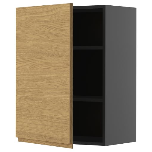 METOD, wall cabinet with shelves, 60x80 cm, 495.889.04