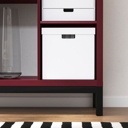 KALLAX, shelving unit with underframe, 147x39x94 cm, 496.075.54