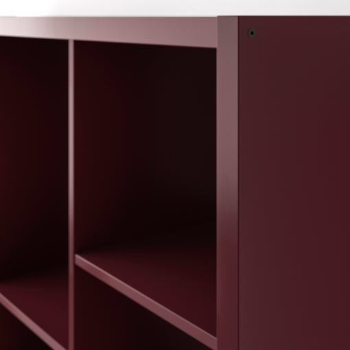 KALLAX, shelving unit with underframe, 147x39x94 cm, 496.075.54