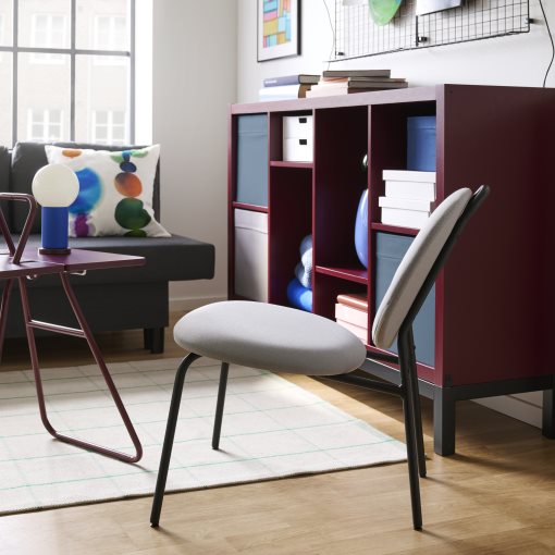 KALLAX, shelving unit with underframe, 147x39x94 cm, 496.075.54