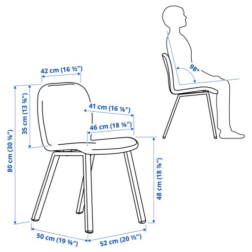 SKÅLSTA, καρέκλα, 496.084.26