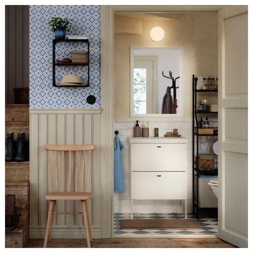 NORDVIK/HÖGV, τραπέζι και 4 καρέκλες, 152/223 cm, 496.101.46