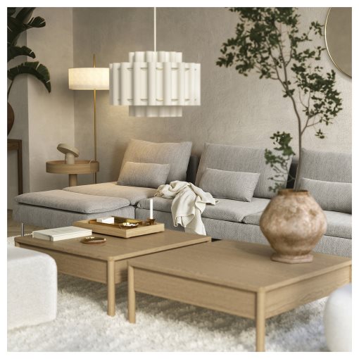 SÖDERHAMN, 4-seat sofa-bed with chaise longue and open end, 496.164.26