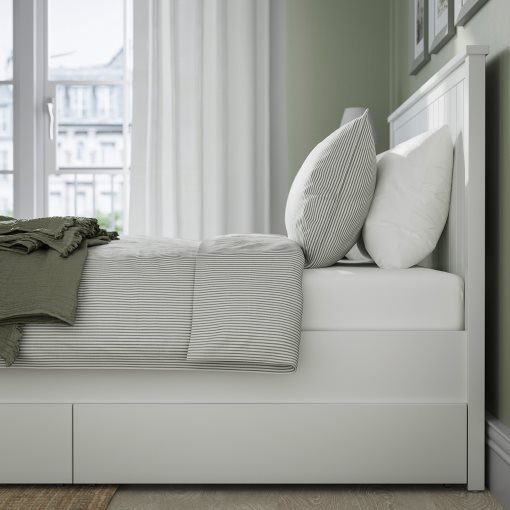 GULLABERG, bed frame with 2 storage boxes, 160x200 cm, 496.309.41