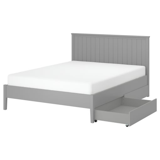 GULLABERG, σκελετός κρεβατιού με 2 κουτιά αποθήκευσης, 140x200 cm, 496.309.84