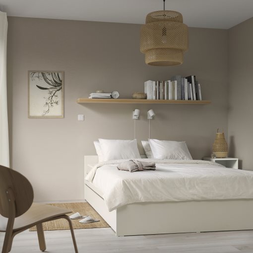 VIHALS, bed frame with 1 trundle bed, 160x200 cm/80x200 cm, 496.347.55