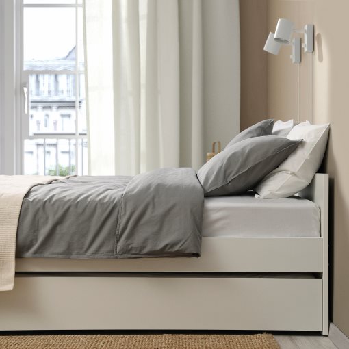 VIHALS, bed frame with 1 trundle bed, 160x200 cm/80x200 cm, 496.347.55