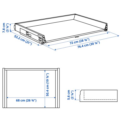 MAXIMERA, συρτάρι, χαμηλό, 502.850.34