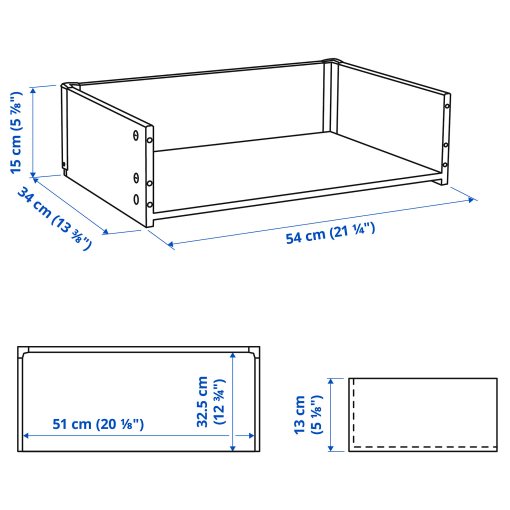 BESTÅ, σκελετός συρταριού, 503.515.14