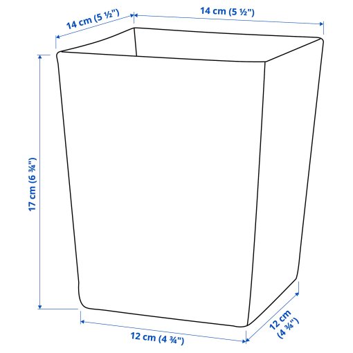 KLOTTRIG, βάζο, 17 cm, 504.623.57