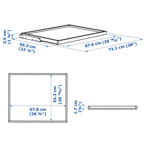 KOMPLEMENT, pull-out tray, 75x58 cm, 505.091.90