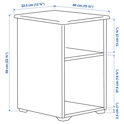SKRUVBY, side table, 40x32 cm, 505.319.83