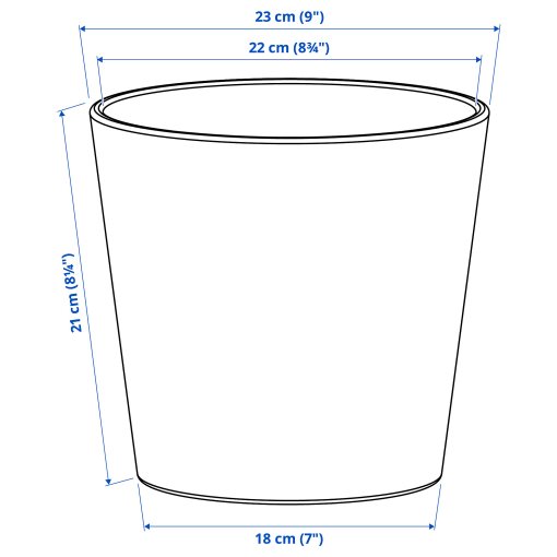 SOJABÖNA, plant pot, 19 cm, 505.335.76