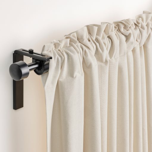 LENDA, κουρτίνα με τρέσα και δέστρα, 2 τεμ. 140x300 cm, 505.528.81