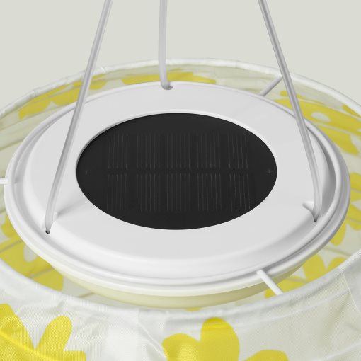 SOLVINDEN, solar-powered pendant lamp with built-in LED light source/outdoor globe, 22 cm, 505.722.47
