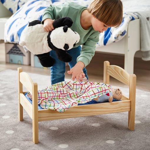 DUKTIG, dolls bed with bedlinen set, 505.892.24