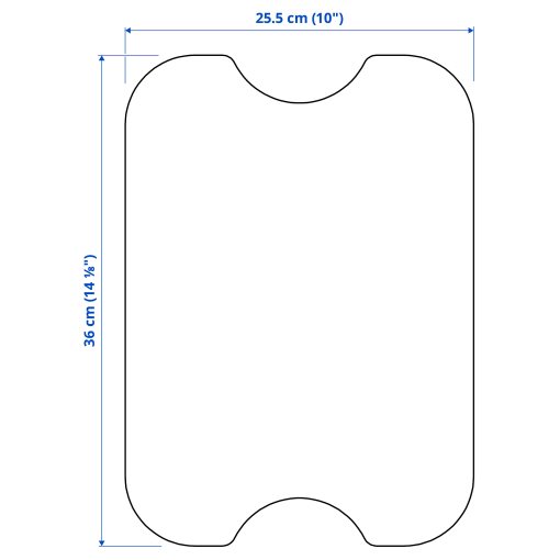 NORRÅVA, καπάκι, 36x26 cm, 505.917.74