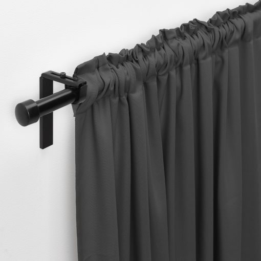GINSTMOTT, κουρτίνα με τρέσα, 2 τεμ. 145x300 cm, 505.971.77