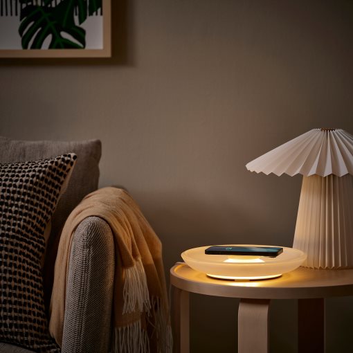 VÄSTMÄRKE, wireless charger with lighting, 505.982.14
