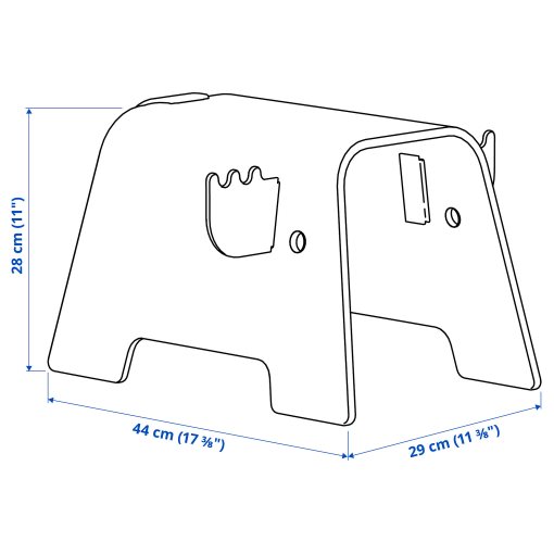 GREJSIMOJS, παιδικό σκαμπό σε σχήμα τάρανδου, 505.989.59