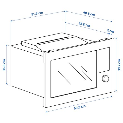 STENABY, built-in microwave/grill function, IKEA 500, 506.002.45