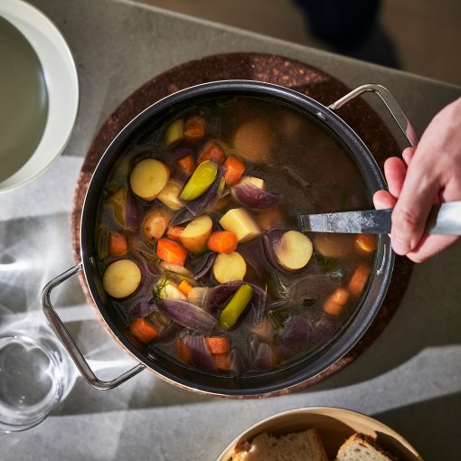 GULDÖRING, pot with lid and non-stick coating, 5 l, 506.094.58