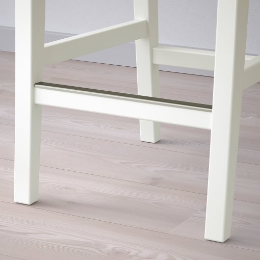 ROSENTORP, bar stool with backrest, 63 cm counter height, 506.181.94