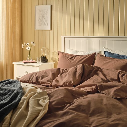 ÄNGSLILJA, duvet cover and pillowcase, 150x200/50x60 cm, 506.324.92